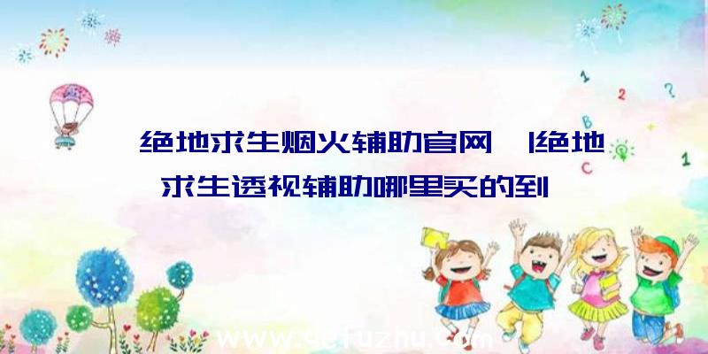「绝地求生烟火辅助官网」|绝地求生透视辅助哪里买的到